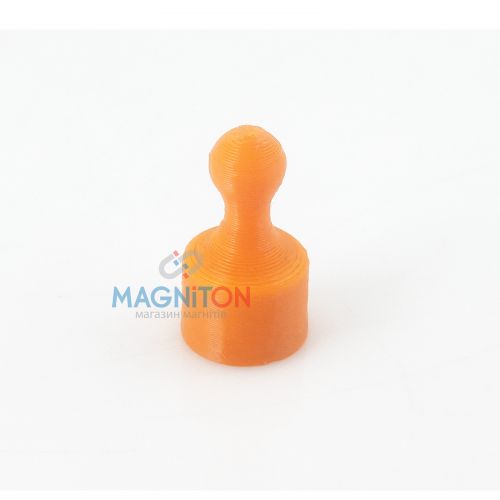 пешка для стеклянной доски оранжевая