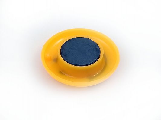 ферритовый магнит на доску желтый смайлик