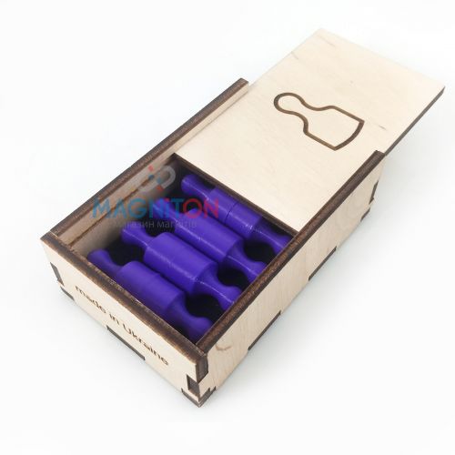 пешки для доски стеклянной фиолетовые купить